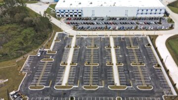 300-space Employee Parking Lot